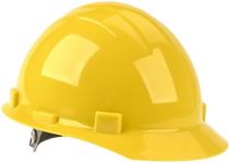 SAFEGEAR, Cap Style Hard Hat, 4 Point Adjustable Ratchet Suspension, CSA Z94.1-15 Type 1 Class E, Yellow, 1 Piece