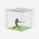 Net World Sports Baseball Batting Cage Nets | 12 Sizes | Professional Fully Enclosed #42 & #36 Grade Heavy Duty Netting (8’ x 8’ x 8’, 36)