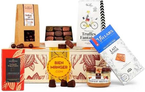 Panier cadeau Le 100% Chocolat - Panier garni 6 produits