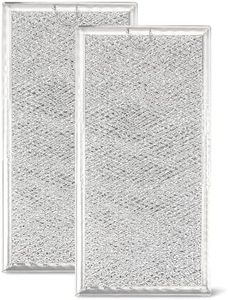 2Pcs WB02X35491 Microwave Grease Filter Fit for GE/HOTPOINT Microwave, Replace AP6985256 PS12749195 EAP12749195 Aluminum Dishwasher