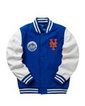 Leather Shark Men’s NY Letterman Varsity Jacket| Mets bomber jacket |New York Varsity Jacket |NY Letterman jacket For Men (as8, alpha, l, regular, regular)