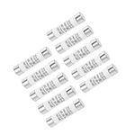 uxcell Ceramic Cartridge Fuses 20A 500V 10x38mm Fast Blow Replacement for Stereo Audio Alarm Amplifier Ceramic Fuses 10pcs