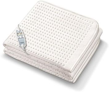 Beurer UB 100 Cosy Extra-Soft Heated Fitted Mattress Cover with Two Separate Temperature Zones and Safety System