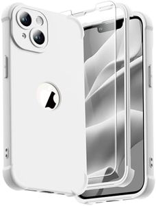 ORETECH for iPhone 14 Case, with [2 x Screen Protectors] [15 Ft Military Grade Drop Test] [Camera Protection] 360° Shockproof Slim Thin Phone Case for iPhone 14 Cover 6.1"- White