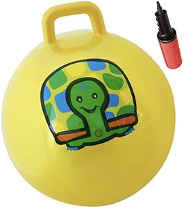 WALIKI Hopper Jumping Ball for Kids Ages 3-6 | 18” Outdoor Toy for Backyard Games & Tag Play | Active Play Ball Yellow