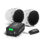 Boss Audio Boss MC520B 600 W Max 3" Bluetooth Motorcycle/ATV Speaker and Amplifier System-DNLCA