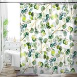 HMS Happy Memories Bohemian Flower Bathroom Curtain Colorful Boho Floral Print Beautiful Bright Polyester Fabric Cloth Shower Curtain for Bathroom Decoration, 72"x72" (Color 9)