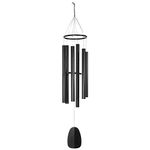 Woodstock Chimes BPK68 The Original Guaranteed Musically Tuned Wind Chime, 68-Inch, Bells of Paradise - Black