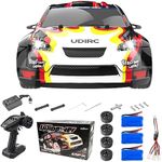 LEOSO UD1604 1/16 RC Car 380 Brush RC Drift Car with Gyro ESP 30 km/h Drift RC Cars for Adults 4WD 2.4G Remote Control Car Suitable for Various Terrains (UD1604)