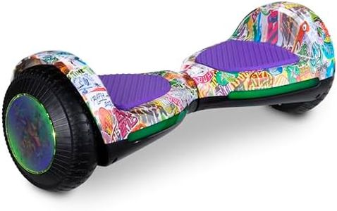 Teenage Mutant Ninja Turtles Hoverboard with Light Up Wheels Hover Play, 3 Mile Range, 6 MPH Speed Limit, Electric Hoverboard Perfect for Beginners