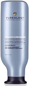 Pureology Strength Cure Blonde Purple Conditioner for Blonde & Lightened Color-Treated Hair, 9 Fl Oz