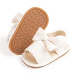 Sawimlgy Baby Girls Boys Sandals Summer Flowers Shoe Rubber Sole PU Leather Mesh Infant Toddler First Walkers Princess Dress Outdoor Shoes