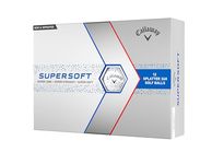 Callaway Golf Supersoft Golf Ball 2023 Blue Splatter Hybrid, One Dozen