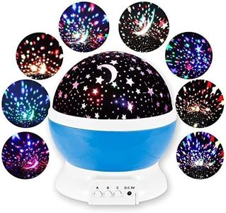 SWIPE N SEE Beautiful Star Moon Master Romantic Sky Star Master USB LED Night Light Projector lamp for Children Kids Baby Sleep Lighting 360 Degree Rotating Changing Multicolor