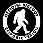 Official Bigfoot Response Vehicle Funny Decal Vinyl Sticker|Cars Trucks Vans Walls Laptop| White |5.5 x 5.5 in|CCI1493