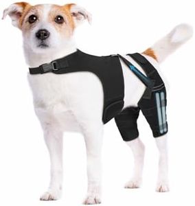 Pawfun Dog Knee Brace with Metal Stabilizers for Torn ACL Hind Leg, S