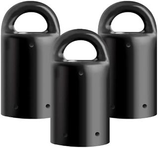 MagnetPal 3 pack Heavy-Duty Neodymium Anti-Rust Magnet, Best for Magnetic Stud Finder / Key Organizer / Indoor and Outdoor Multi Uses, Black with Key Ring (SP-MPM3BK)