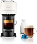 Nespresso Vertuo Next Automatic Pod Coffee Machine for Americano, Espresso and more by Magimix in Contrast White