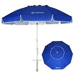 AMMSUN 8 Feet Large Beach Umbrella 