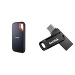 SanDisk 500GB Extreme Portable SSD 1050MB/s R, 1000MB/s W,Upto 2 Meter Drop Protection with IP55 wat