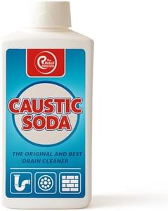 Powerful Drain Cleaner & Unblocker l 1KG Caustic Soda | Fast-Acting, Heavy-Duty Sink & Drain Cleaner | Strong & Effective | The Original & Best l (Packaging Varies) (1KG, 1, count)