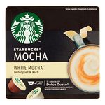 Starbucks White Mocha by Nescafe Dolce Gusto Coffee Pods, Box of 12 Capsules, 123g