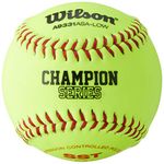 WILSON A9331ASA Series Softball (12-Pack), 11-Inch, Optic Yellow