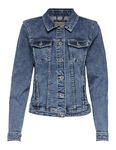 ONLY NOS Women's Onltia Dnm Jacket Bb Mb Bex02 Noos, Blue (Medium Blue Denim), 16 (Manufacture Size: 44)