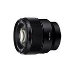 Sony E Mount FE 85mm F1.8 Full-Frame Lens (SEL85F18) | Mid-Telephoto Prime | Portrait Photography, Black