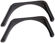 Smittybilt 76875 XRC Textured Black 1.5" Tube Rear Fender with 3" Wide Flare, Pair