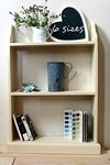 Shabby chic free-standing bookcase, cream, 6 sizes available