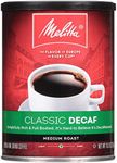 Melitta Classic Decaf Coffee, Medium Roast, Extra Fine Grind, 10.5 Ounce Can (Pack of 6) 63 Ounces Total