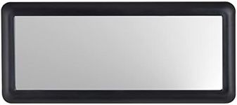 Custom Accessories 70003 Black Deluxe Visor Mirror