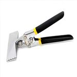 KATSU Sheet Metal Hand Seamer 6 Inch, Multifunctional Straight Sheet Bending Pliers Metal Former Seamer Bender Hand Bending Tool with Non-Slip Handle 417173