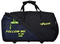 F Gear Apex Polyester 47 cms Green Gym Bag (2984)