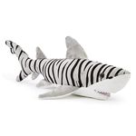 Zappi Co Plush Children's Stuffed Soft Cuddly Plush Toy-Part of Safari Animals Collection, Perfect for Kids (29cm Depth)(Tiger Shark)