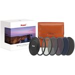 Kase Professional 82mm ND CPL Camera Lens Filter Kit Magnetic Neutral Density Circular Polarizers Filter Kit Includes CPL+ND8 3 Stop+ND64 6 Stop+ND1000 10 Stop+Front Lens Cap+Adapter Ring+Filter Bag