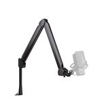 Elgato Wave Mic Arm - Premium Broadcasting Boom Arm with Cable Management Channels, Desk Clamp, 1/4" Thread Adapters, Fully Adjustable, perfect for Podcasts, Streaming, Gaming, Home Office, Recording