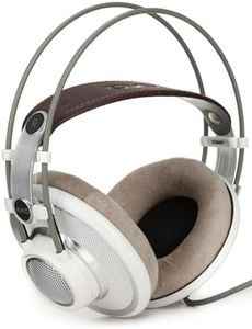 AKG Pro Audio K701 Over-Ear, Open-Back, Flat-Wire, Reference Studio Headphones, White