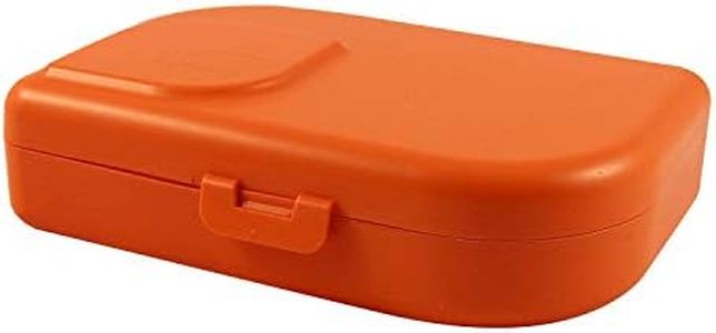 ajaa! organic lunch box - scatola per il pranzo fatta di materie prime rinnovabili, senza melamina, senza plastificanti come il BPA, senza plastica (arancione)