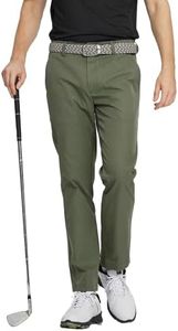 M MAELREG Dress Pants for Men Straight Fit Stretch Quick Dry Lightweight 5 Pockets Business Casual Golf Pants Men Olive Green