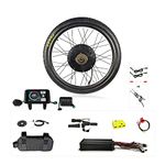 36V 1200W 48V 1500W 20inch 24inch 26inch, 27.5inch, 28Inch 29er 700CRear Wheel Conversion Kits with UKC1 Colorful display and 35A (48V 1500W, 29er Rear Wheel)