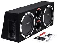 VIBE SLICK 12 Inch 2400 Watts Twin Passive Bass Subwoofer Enclosure