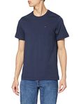 Tommy Jeans Mens Tjm Xslim Jersey Tee Dm0dm04411 S/S T-Shirt, Blue (Black Iris 002), M UK