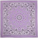 CTM® Pastel Paisley Bandanas, Lavender