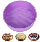 Baking Silicone Round Cake Pan Baking Mold, BPA Free, Non-Stick European-Grade Silicone, 2.36-inches Deep (10 inch)