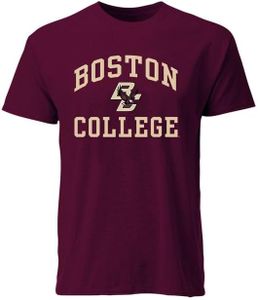 Barnesmith Boston College BC Eagles Short-Sleeve T-Shirt, Spirit, Maroon, Small