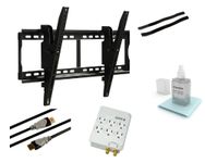 Atlantic 63635940 Tilting TV Wall Mount Kit for 37-Inch to 70-Inch Flat Panel TVs, Black