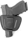 DTOM Premium LEATHER (not synthetic) Universal IWB or OWB Ambidextrous Belt SLIDE Holster