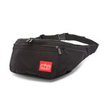 Manhattan Portage Alleycat Waist Bag with Zipper, Black, One Size